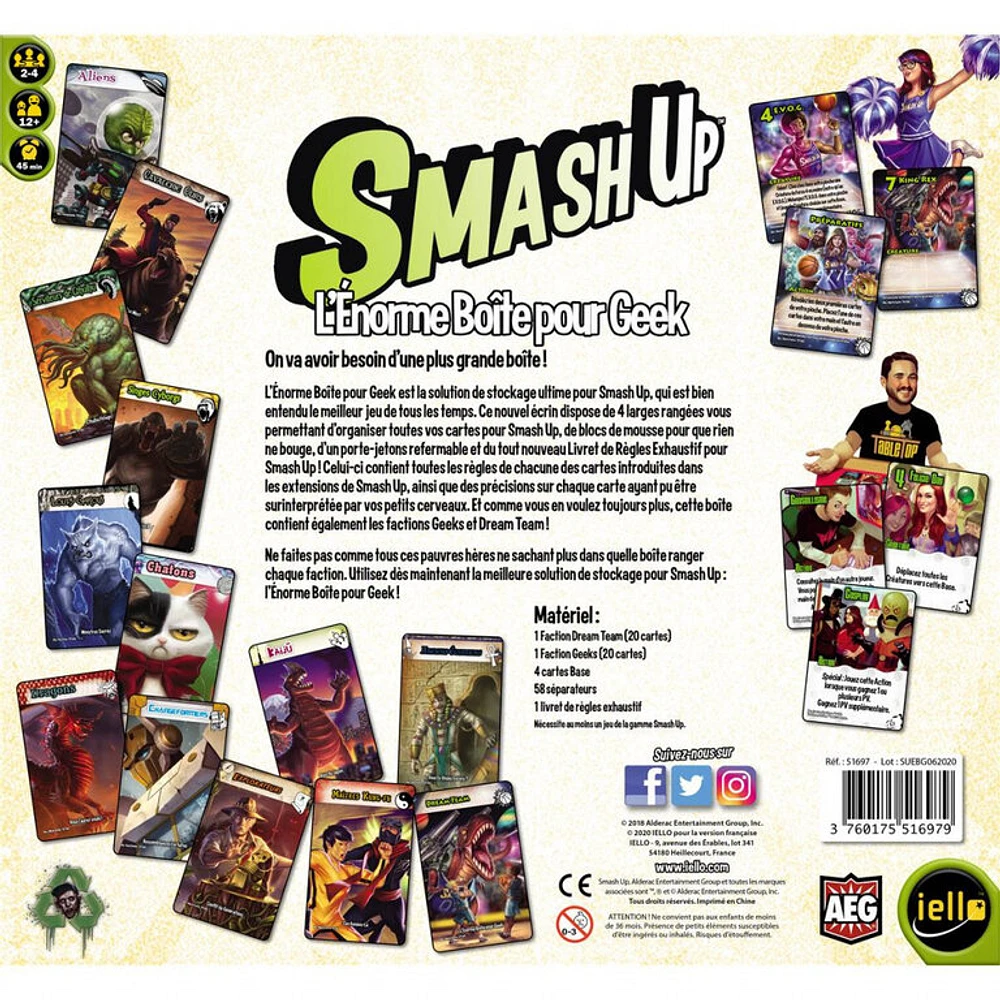 Smash Up - La Grosse Boite pour Geek (Francais)