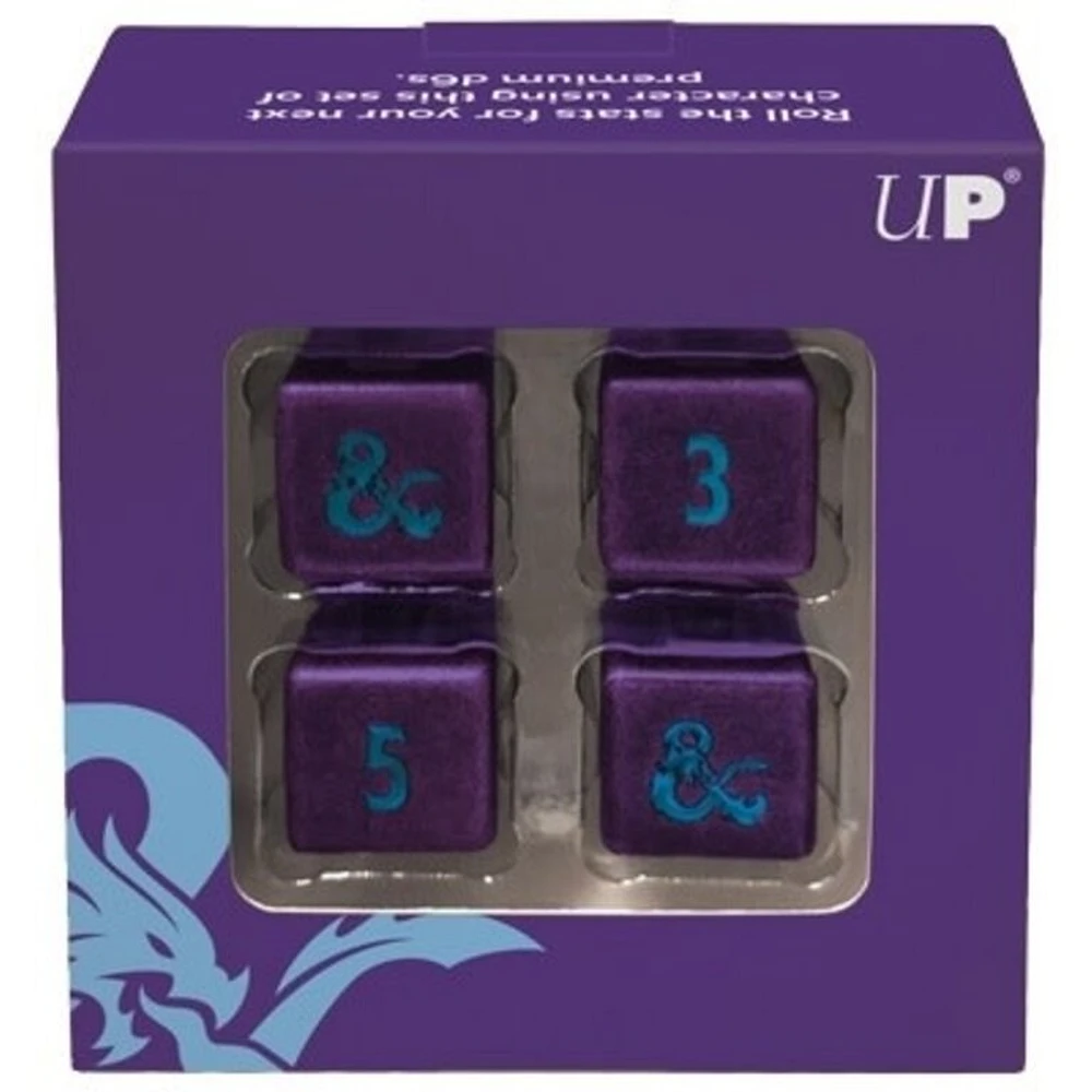 (UP) Heavy Metal D6 Dice Set - 4 Piece Set - Phandelver Campaign
