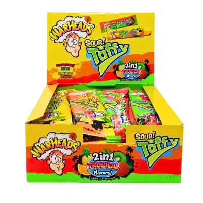 Warheads 2in1 Sour Tropical Taffy 1.49oz