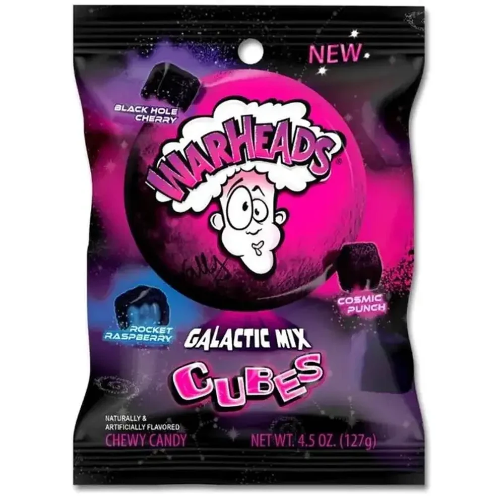 WarHeads - Galactic Mix Cubes - 127g