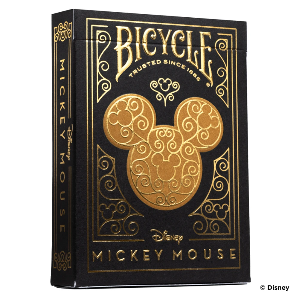 Cartes à jouer - Bicycle - Disney Mickey - Black / Gold
