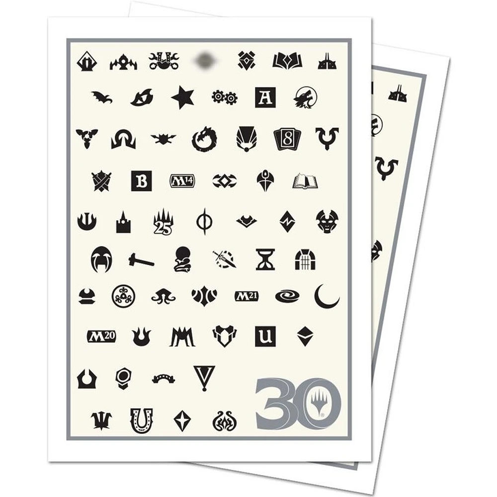 (UP) MTG Sleeves - MTG 30th Anniversary - 105 Unités - 63.5mm x 89mm