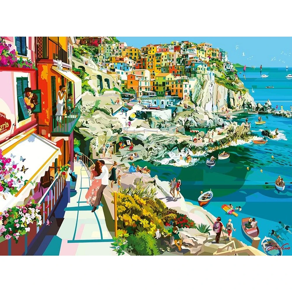 Romance in Cinque Terre - 1500 pieces