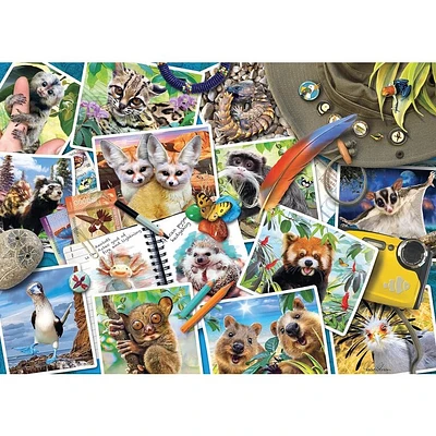 A Traveler's Animal Journey - 1000 pièces