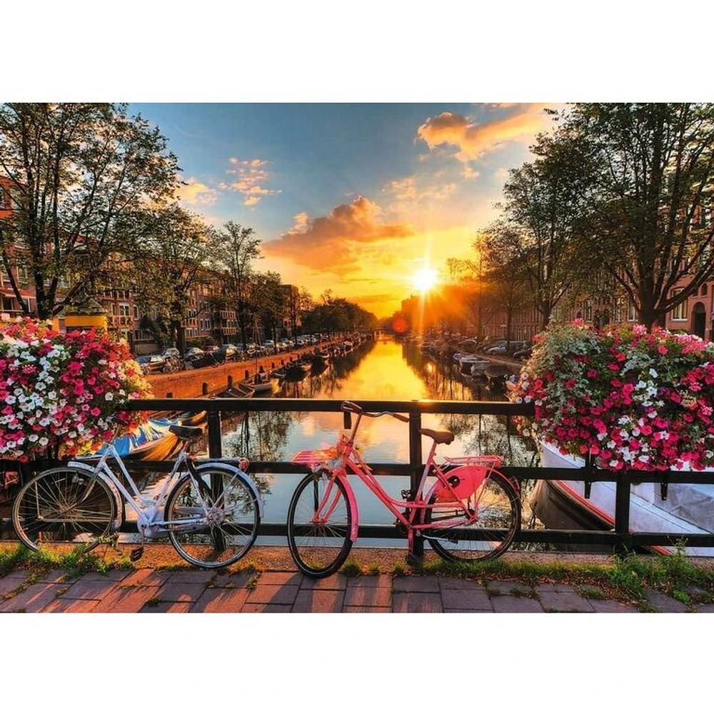 Bicycles in Amsterdam - 1000 pieces