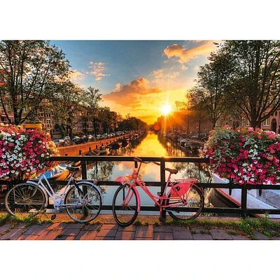 Bicycles in Amsterdam - 1000 pieces