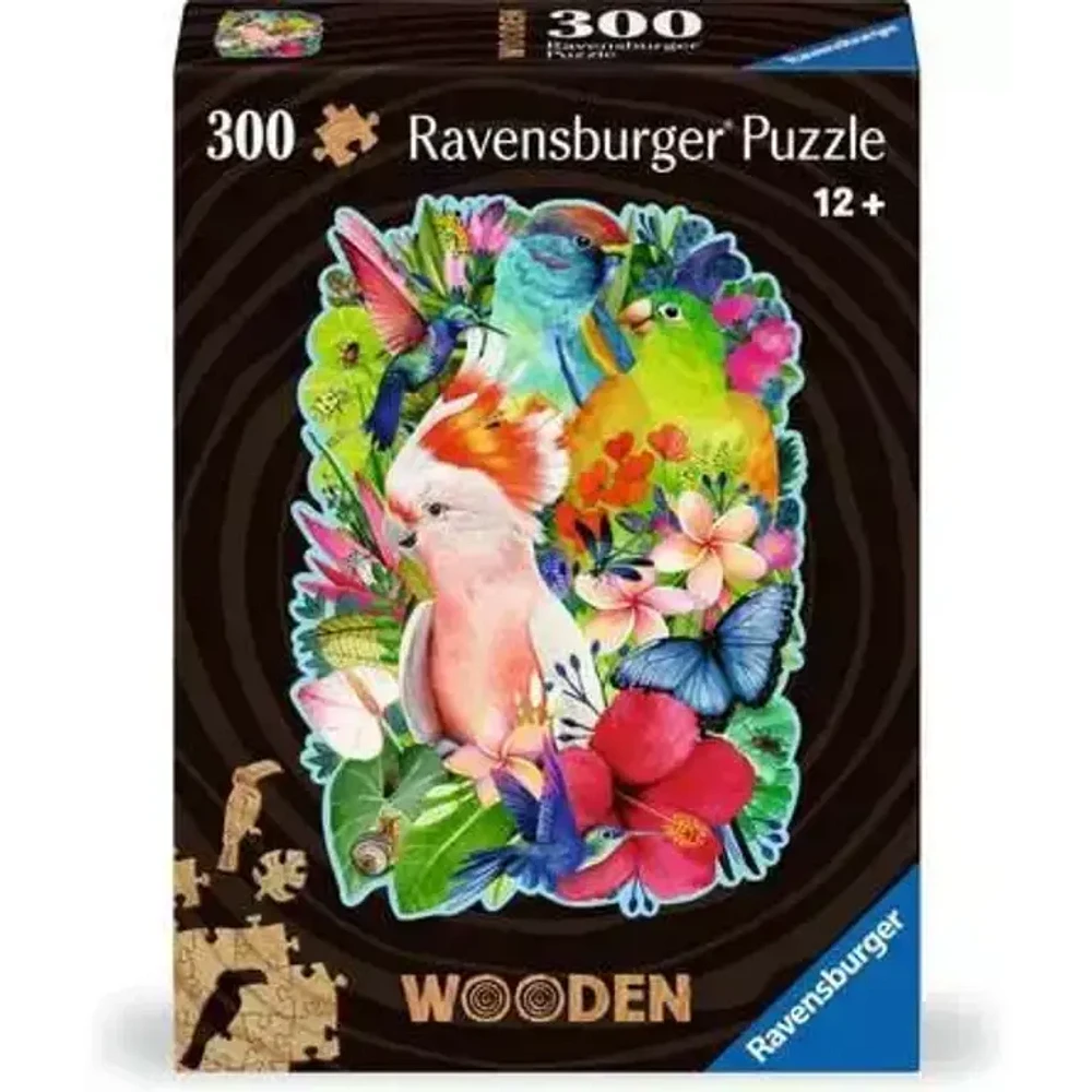 Beautiful Birds - Wooden - 300 pieces