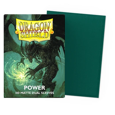 (Dragon Shield) Matte Dual Sleeves - Power - 100 Unités - 63mm x 88mm