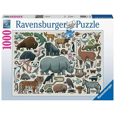 Animaux Sauvages - 1000 pièces