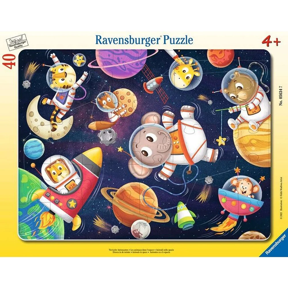 Les animaux dans l'espace - 40 pieces