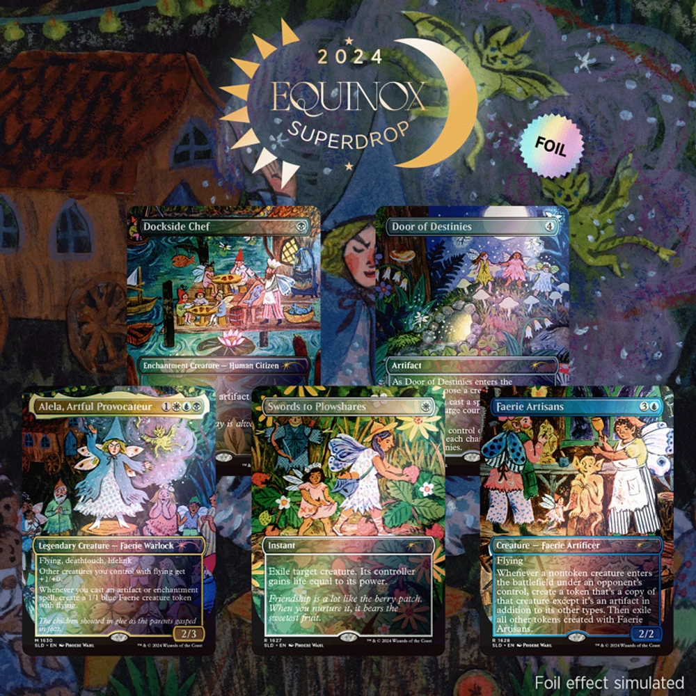 Secret Lair - Featuring: Phoebe Wahl - Rainbow Foil