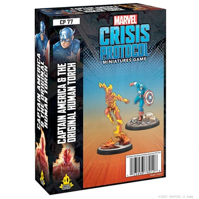 Marvel Crisis Protocol - Captain America and the Original Human Torch (Anglais)