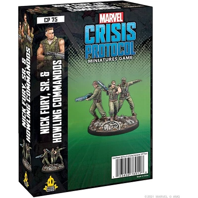 Marvel Crisis Protocol - Nick Fury Sr and Howling Commandos (English)