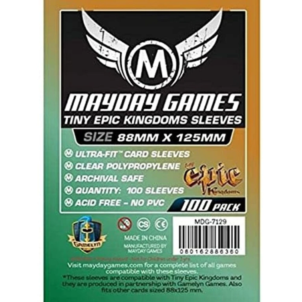 (Mayday) Tiny Epic Kingdoms Sleeves - 100 Unités - 88mm x 125mm