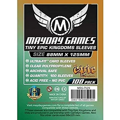 (Mayday) Tiny Epic Kingdoms Sleeves - 100 Unités - 88mm x 125mm
