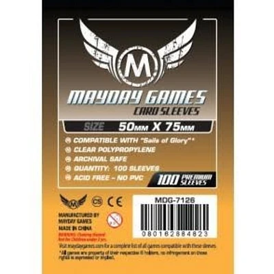 (Mayday) Sleeves for Sails of Glory - 100 Unités - 50mm x 75mm