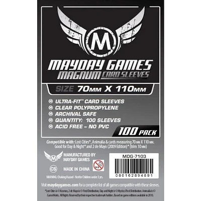(Mayday) Magnum Card Sleeves - 100 Unités - 70mm x 110mm