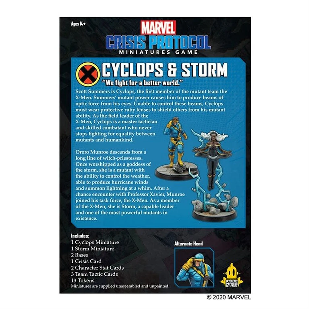 Marvel Crisis Protocol - Storm and Cyclops (English)