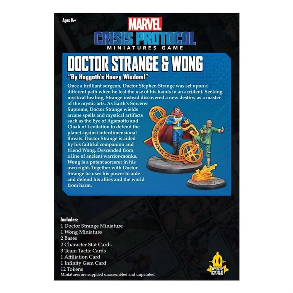 Marvel Crisis Protocol - Dr. Strange and Wong (Anglais)