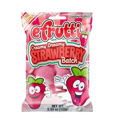 Efrutti - Paquet de fraises crémeuses - 100g