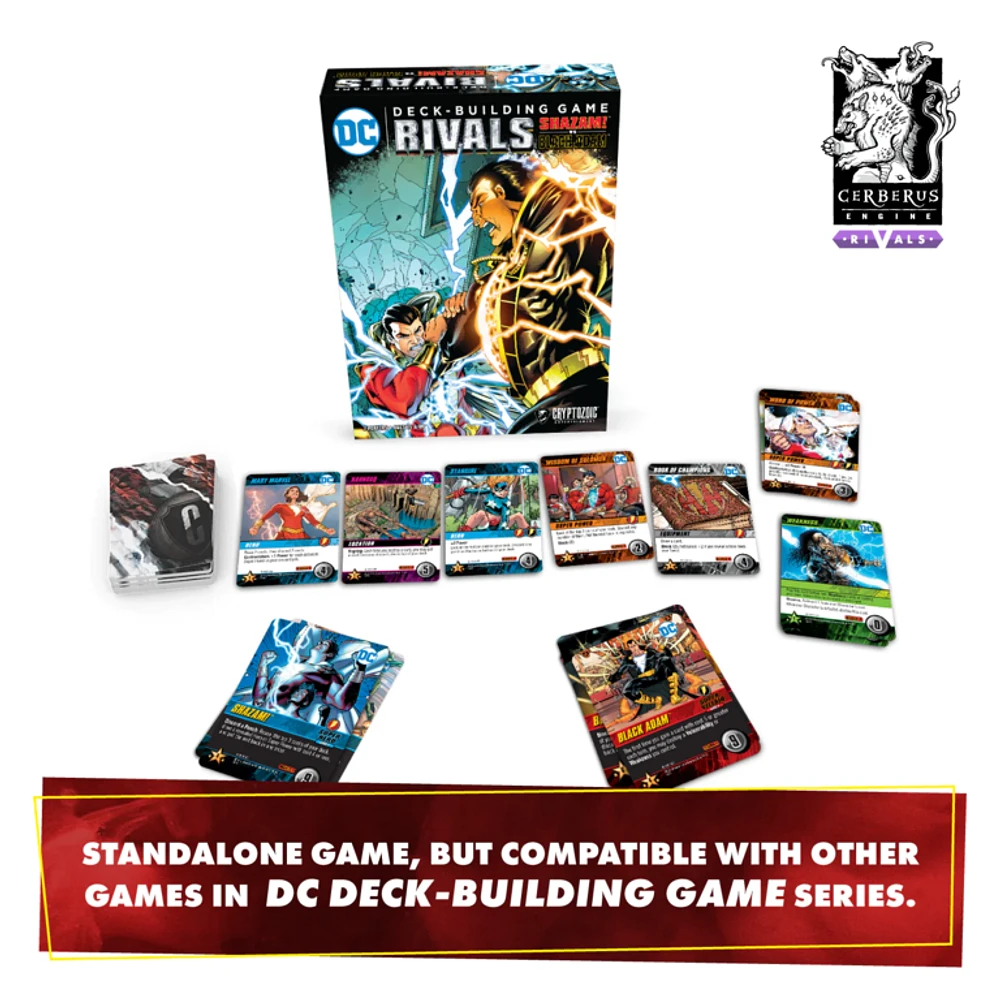 DC Comics - Deck Building Game - Rivals - Shazam vs Black Adam (Engli)