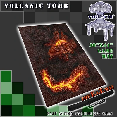 F.A.T. Mats - Volcanic Tomb 30"X44"