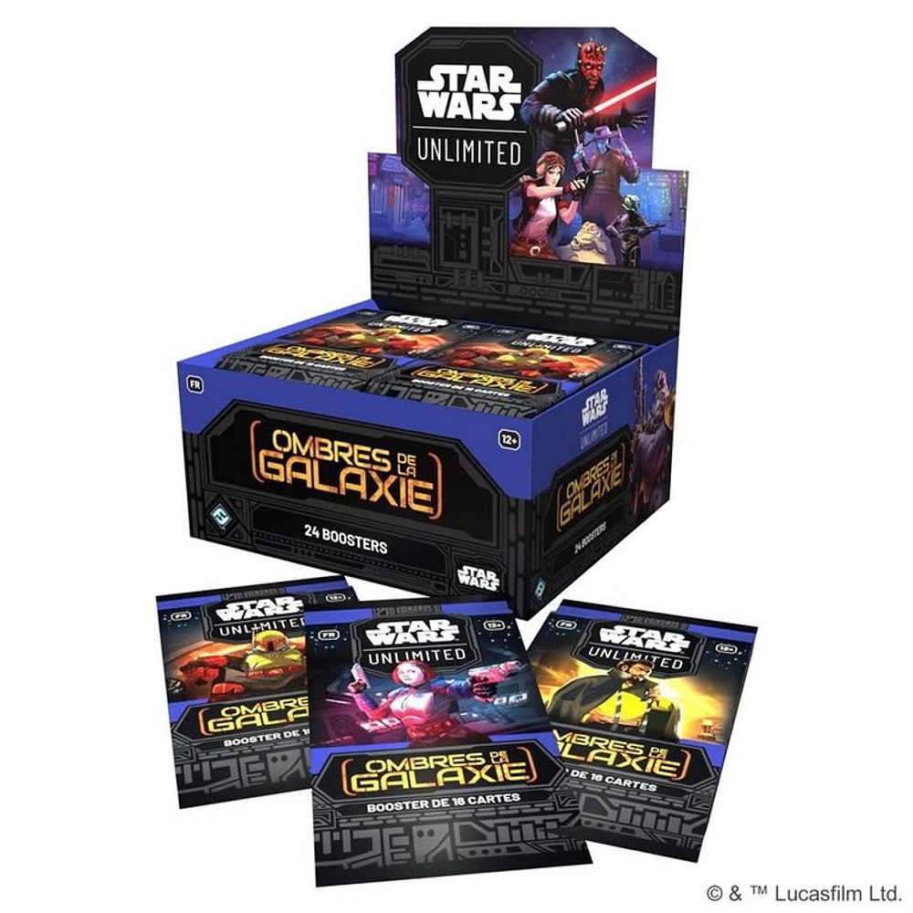 Star Wars Unlimited - Ombres de la galaxie - Boîte de boosters (Français)
