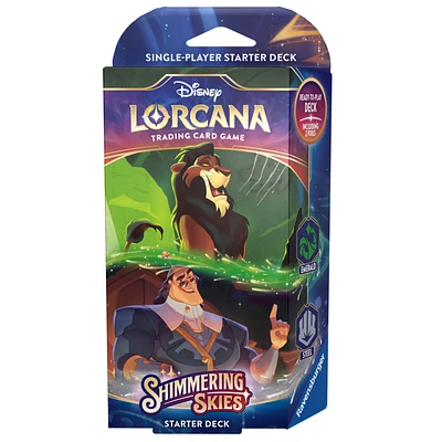 Disney Lorcana - Shimmering Skies - Starter Deck B - Emerald/Steel (En