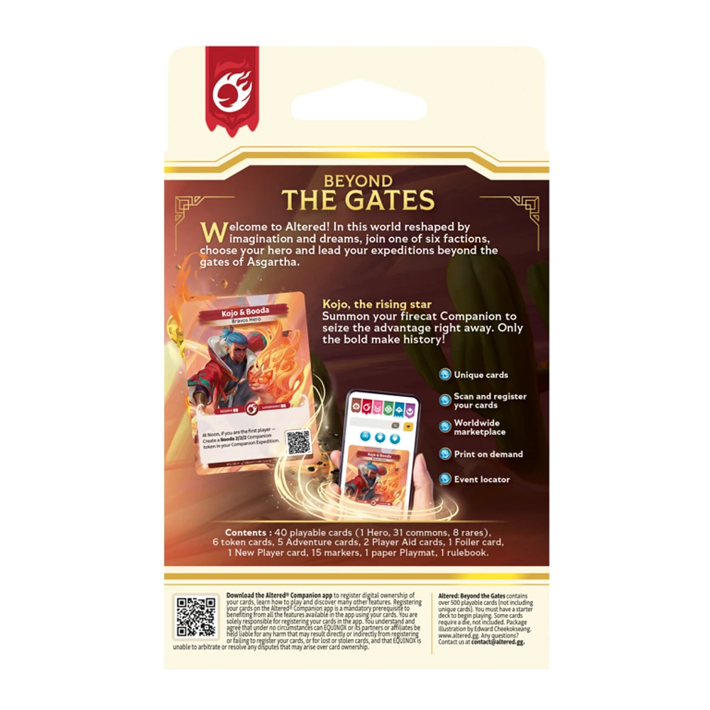 Altered - Beyond the Gates - Starter Deck - Bravos (Anglais) 