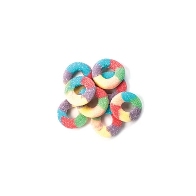 Anneaux sucrés multicolores (1Kg)