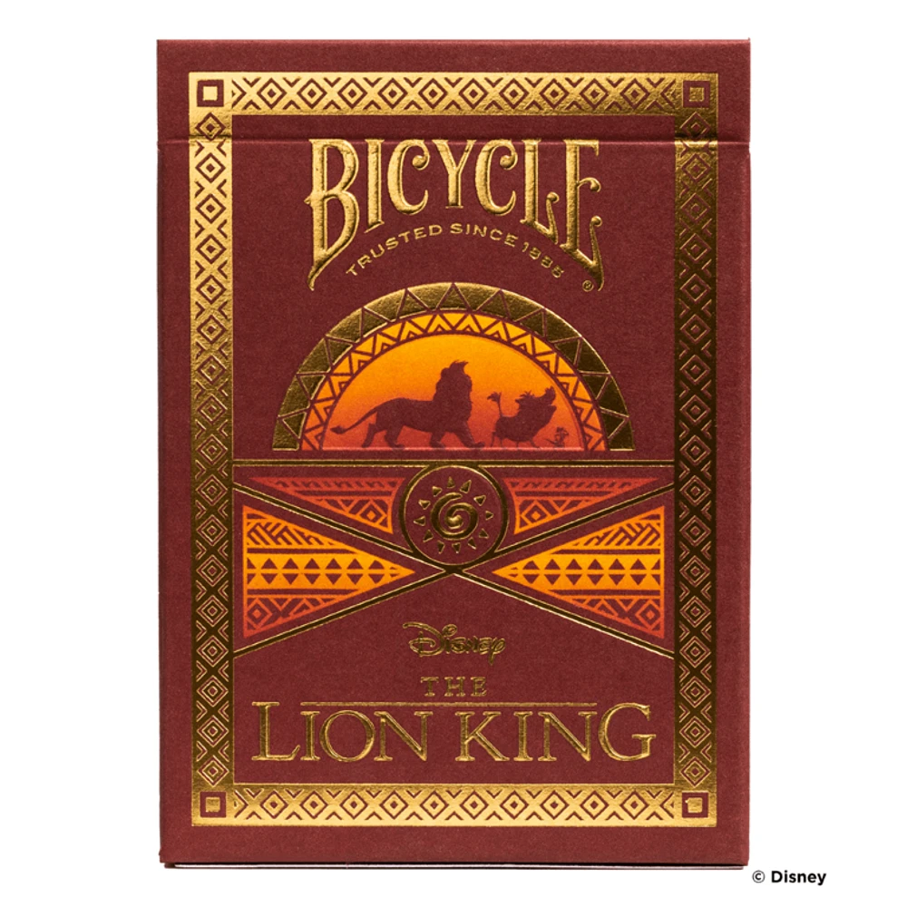 Cartes à jouer - Bicycle - Roi lion