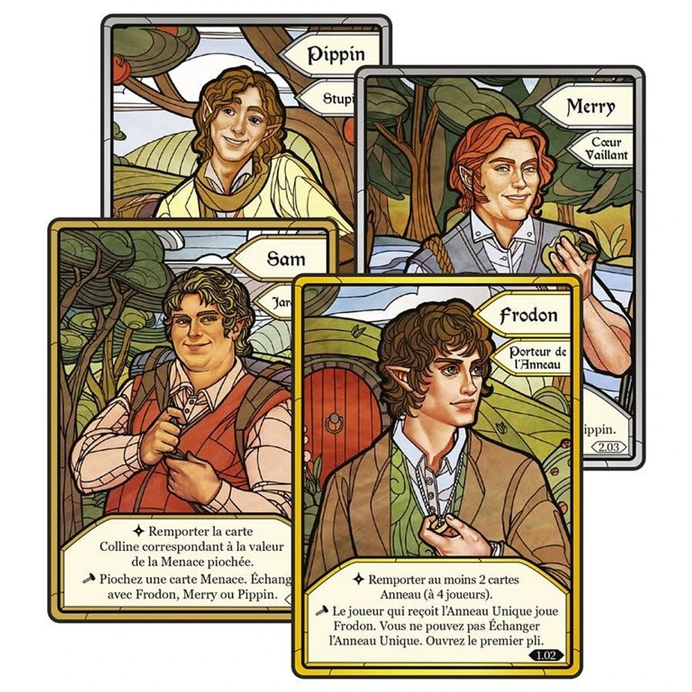 La communauté de l'anneau - Le jeu de plis coopératif (Français)