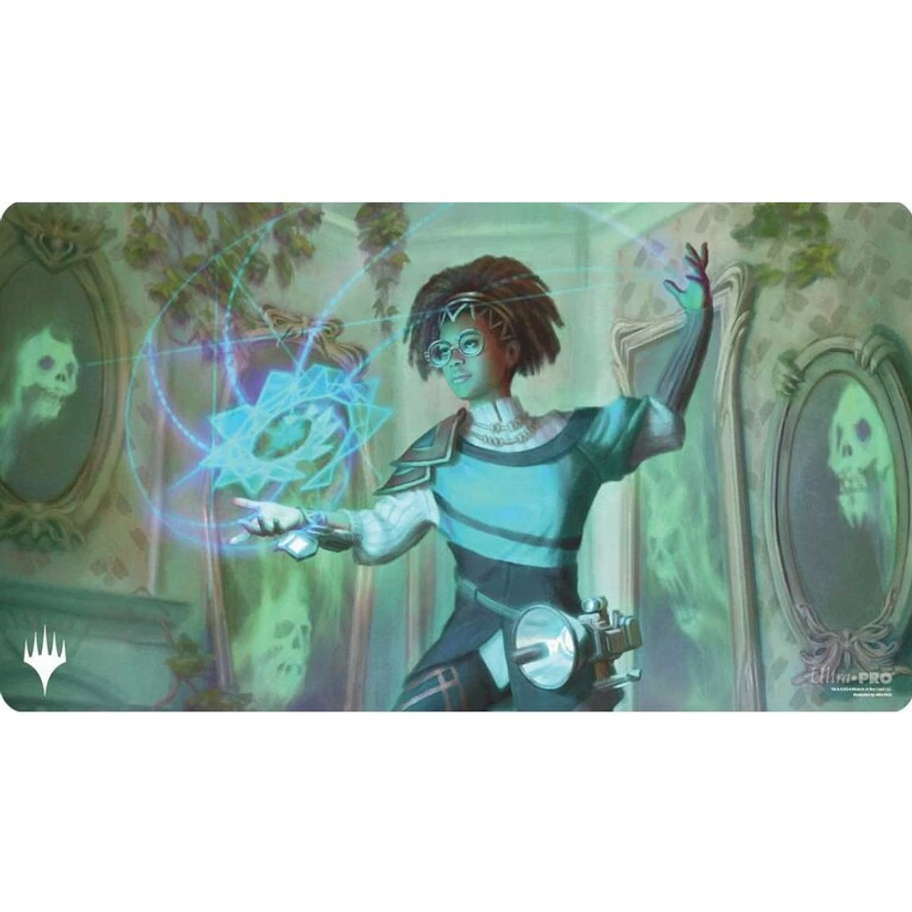 (UP) - Playmat - Duskmourn - Zimone, Mystery Unraveler*