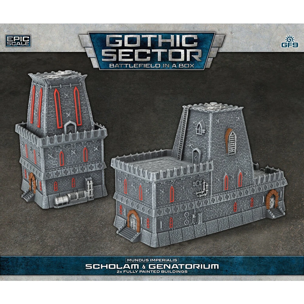 Galeforce Nine Battlefield in a Box - Gothic Sector - Mundus Imperialis - Scholam & Genatorium