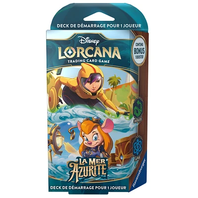 Disney Lorcana - La mer d'Azurite - Deck de démarrage - Émeraude/Saphi