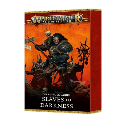 Warscroll Cards - Slaves to Darkness (Anglais) [PRÉCOMMANDE]