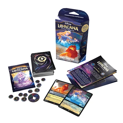 Disney Lorcana - The First Chapter - Starter Deck - Aurora And Simba - Steel/Sapphire (Anglais)