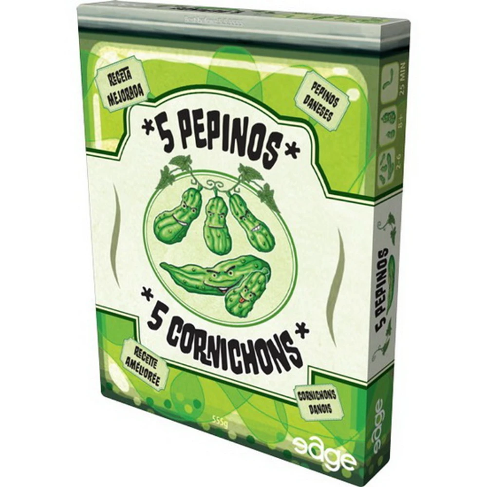 5 cornichons (French)