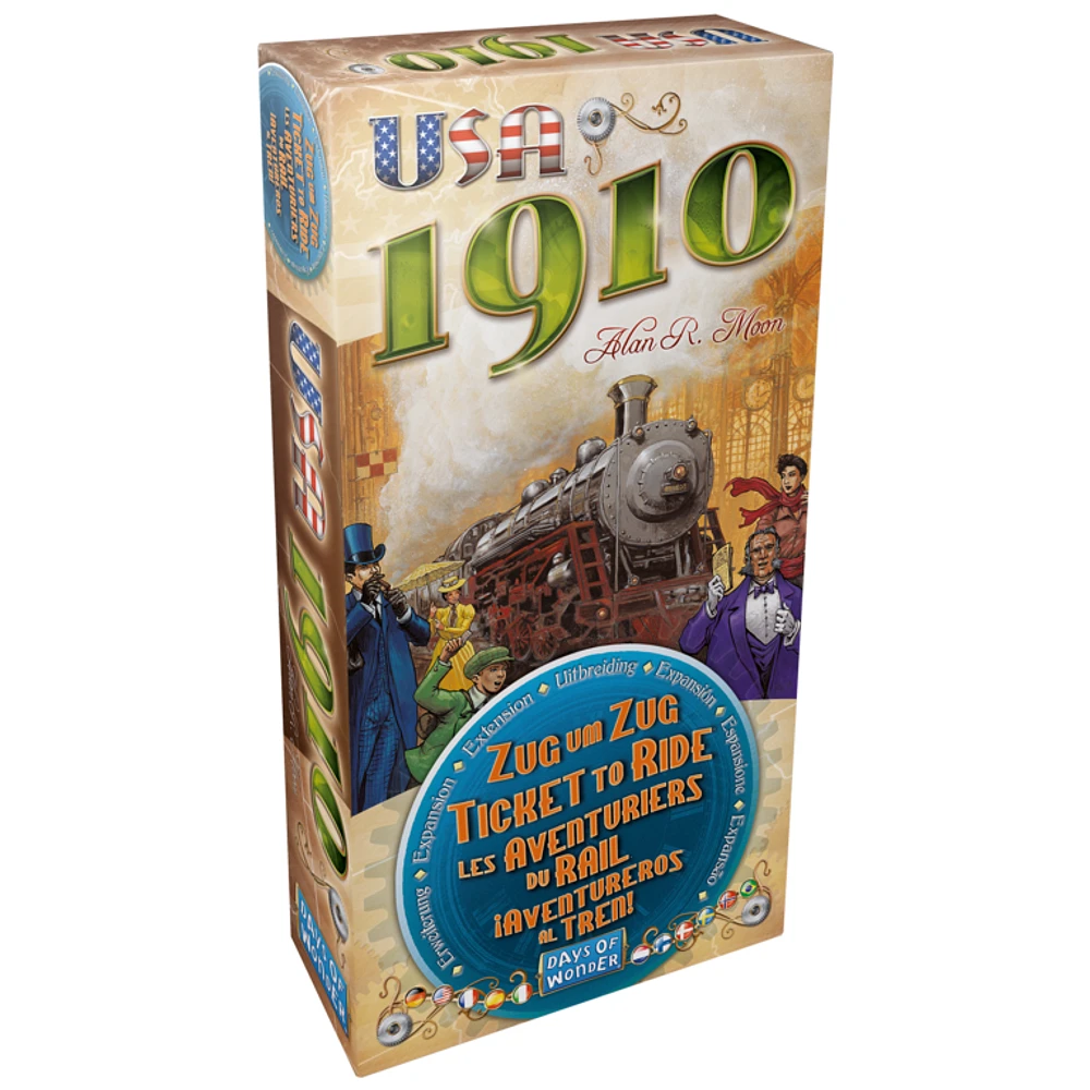 Ticket to Ride - USA 1910 (Multilingual)