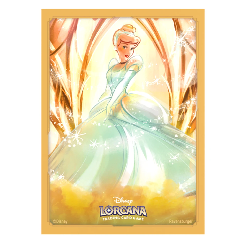 Disney Lorcana - Matte Sleeves - Standard Size - 65 unités - Cinderell