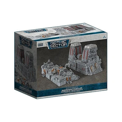 Battlefield in a Box - Gothic Sector - Mundus Imperialis - Administratum - Damaged and Destroyed - 2 Units