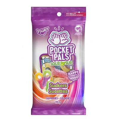 Pocket Pals - Sucettes sures - 75g