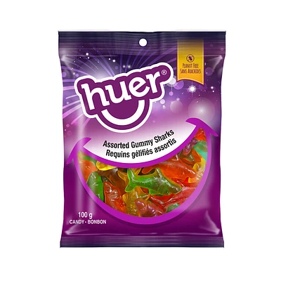 Requins gélifiés assortis - 100g