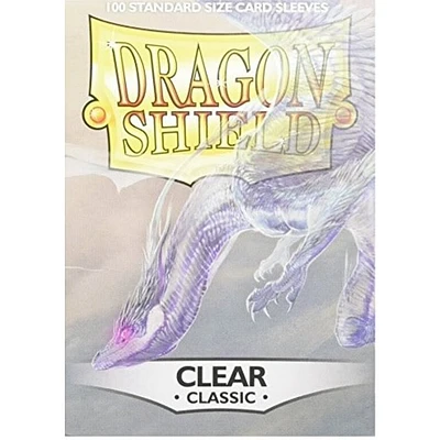 (Dragon Shield) Clear Classic - 100 Unités - 63mm x 88mm