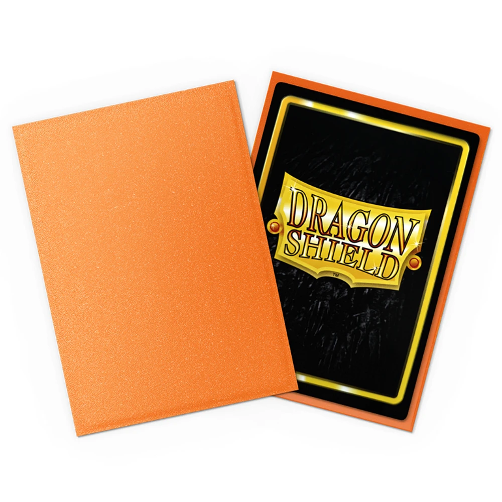 (Dragon Shield) Matte Amber - 100 Unités - 63mm x 88mm