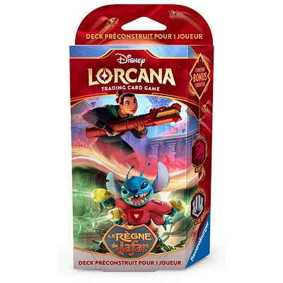 Disney Lorcana - Règne de Jafar - Deck de démarrage - Rubis/Acier (French)