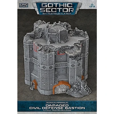 Battlefield in a Box - Gothic Sector - Mundus Imperialis - Civil Defense Bastion Damaged