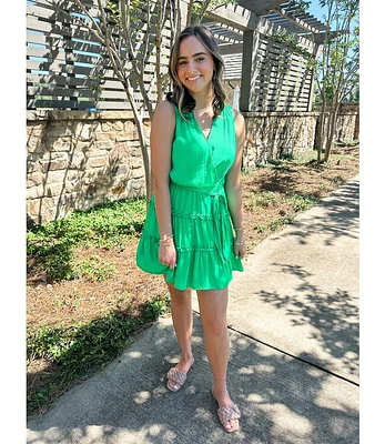 CORDIN SASH DRESS