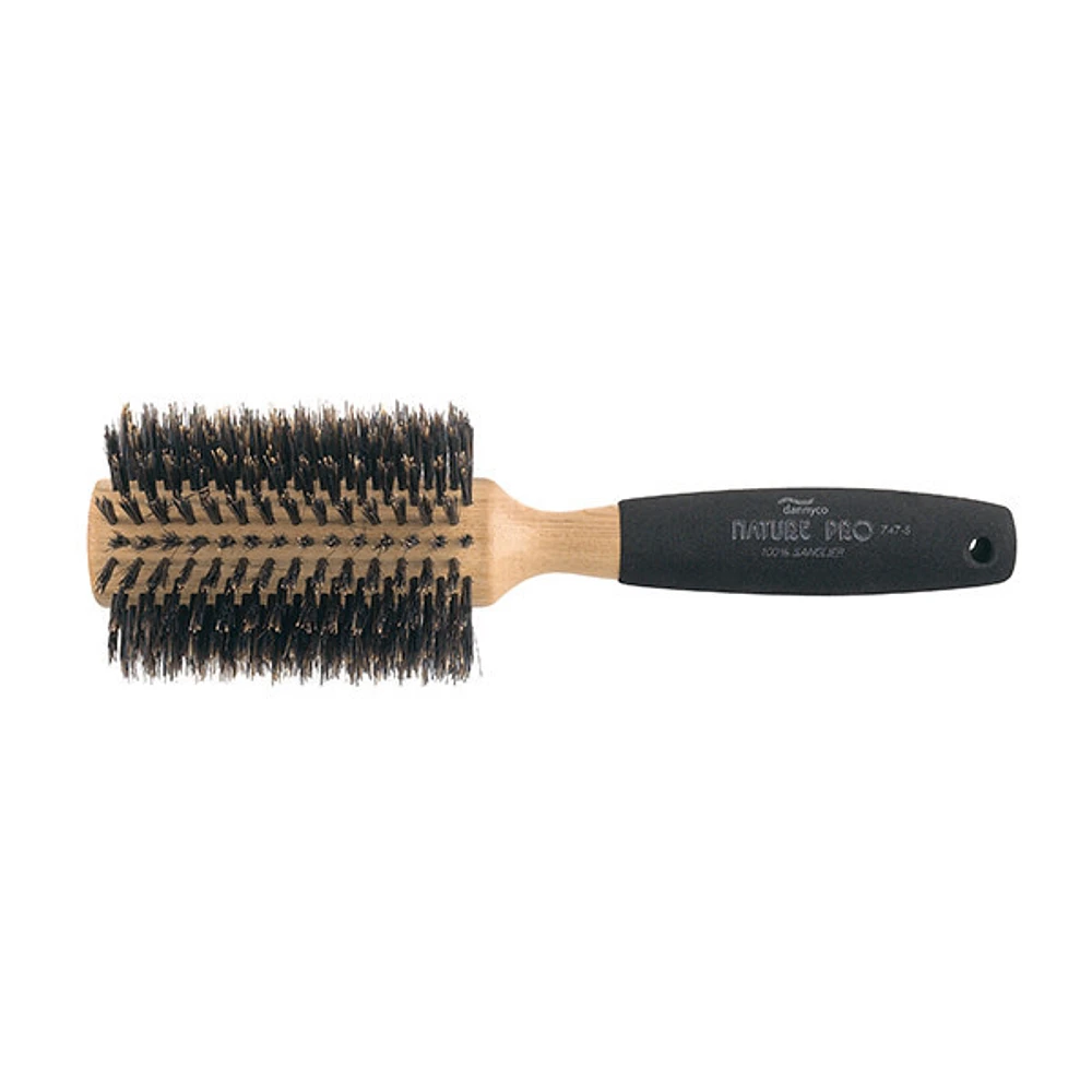 Brush with Natural Boar - Sponge handle