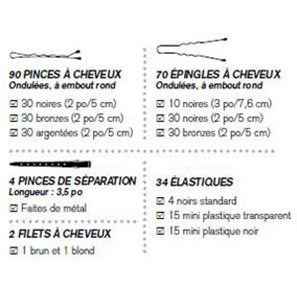 200 Pieces Hair Accessory Kit - BESHRACCUCC